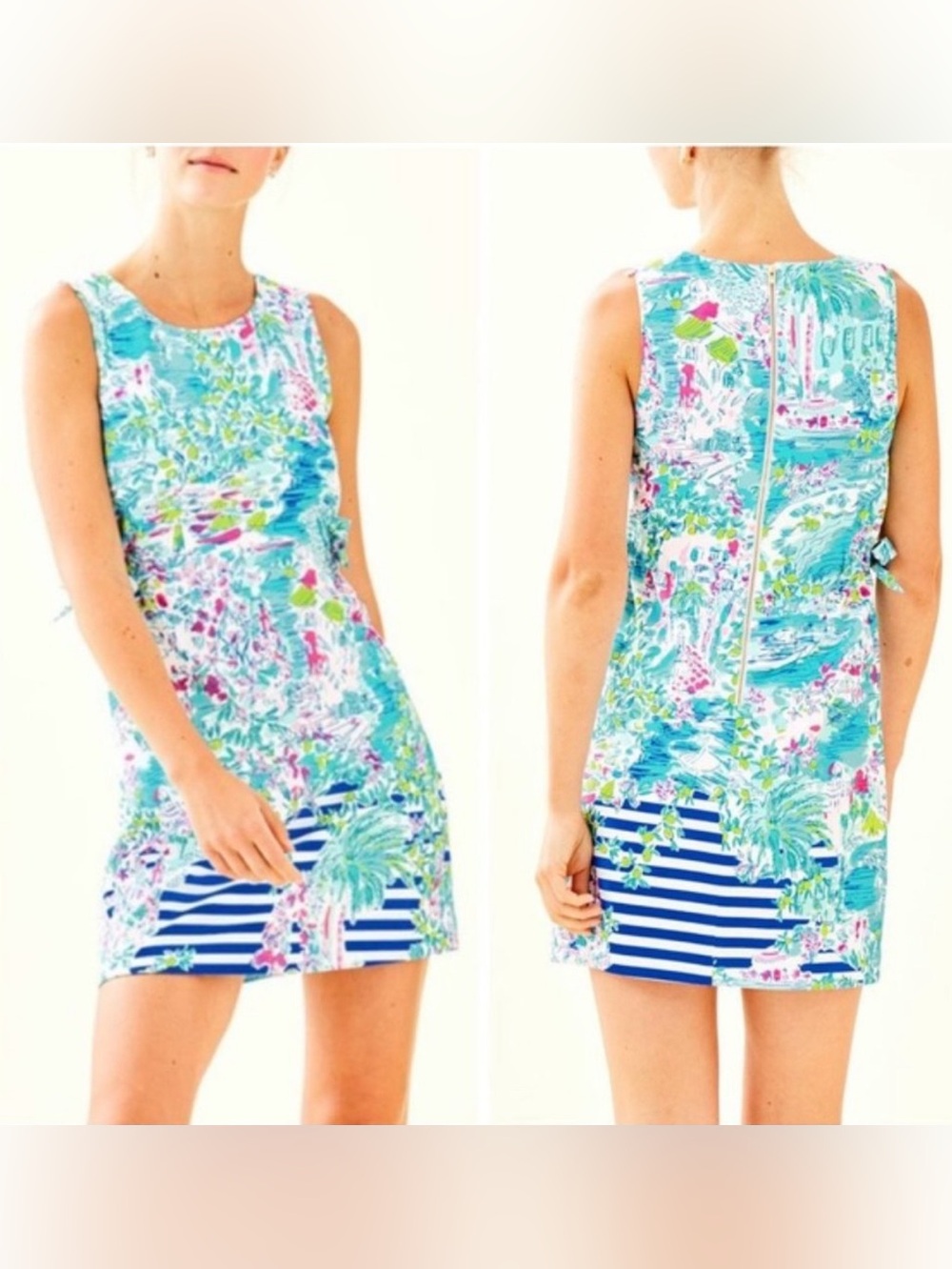 Lilly Pulitzer Marli Shift Dress Postcards From Positano Size 4 🌴🍋